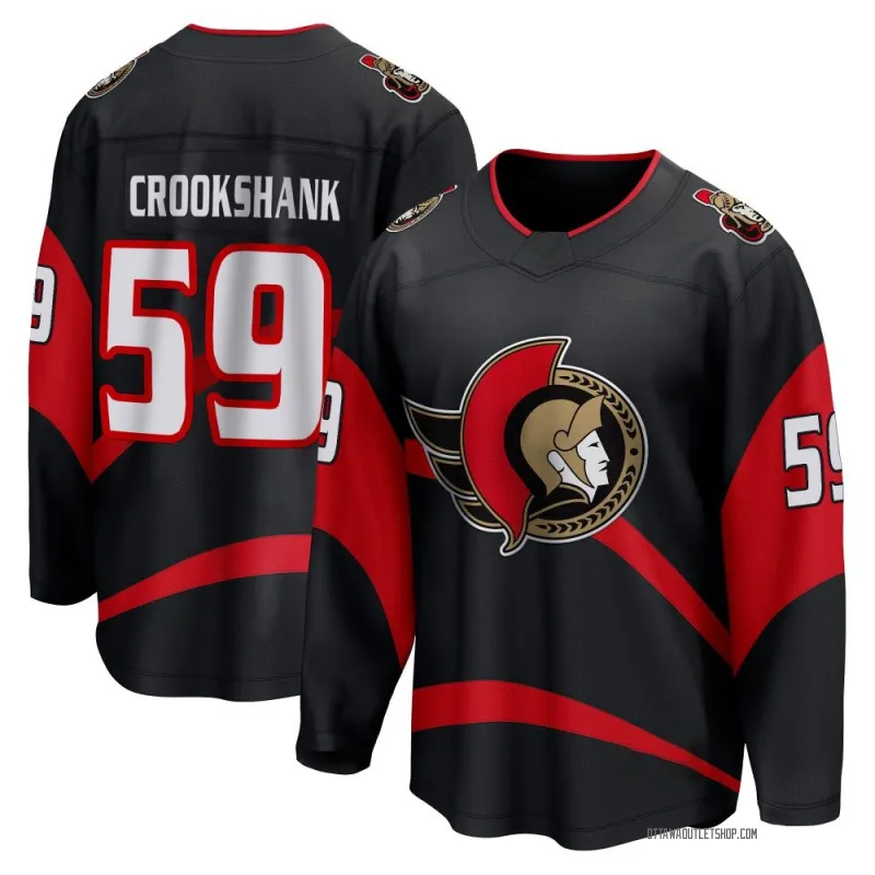 Black Men's Angus Crookshank Breakaway Ottawa Senators Special Edition 2.0 Jersey