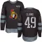 Black Men's Graeme Clarke Authentic Ottawa Senators 1917-2017 100th Anniversary Jersey