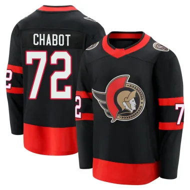 Black Men's Thomas Chabot Breakaway Ottawa Senators 2020/21 Home Premier Jersey