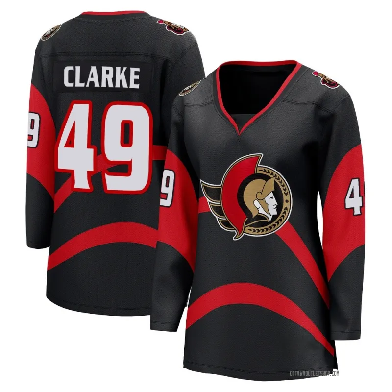 Black Women's Graeme Clarke Breakaway Ottawa Senators Special Edition 2.0 Jersey