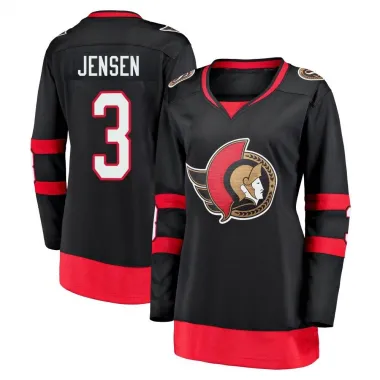 Black Women's Nick Jensen Breakaway Ottawa Senators 2020/21 Home Premier Jersey