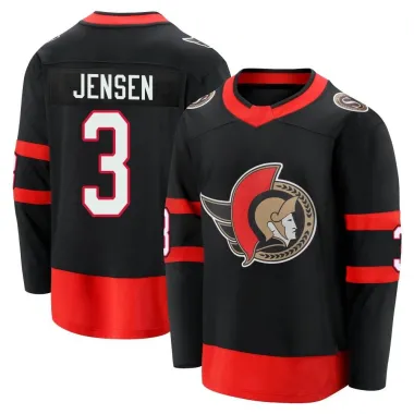 Black Youth Nick Jensen Breakaway Ottawa Senators 2020/21 Home Premier Jersey