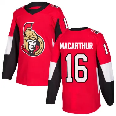 Red Men's Clarke MacArthur Authentic Ottawa Senators Home Jersey