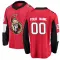 Red Men's Custom Breakaway Ottawa Senators Home Jersey