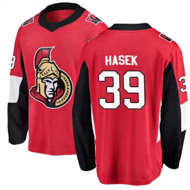 Red Men's Dominik Hasek Breakaway Ottawa Senators Home Jersey