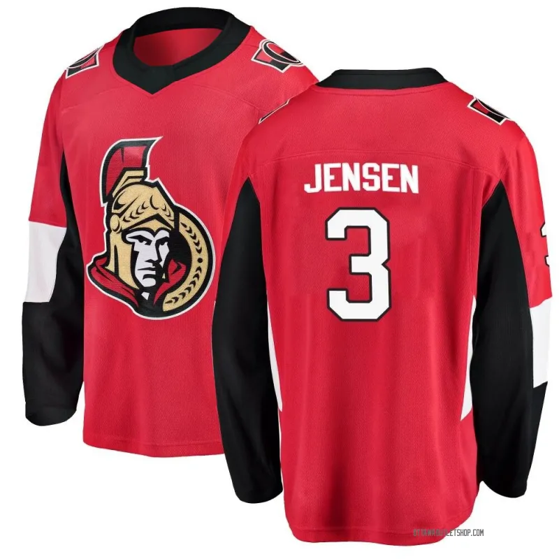 Red Men's Nick Jensen Breakaway Ottawa Senators Home Jersey