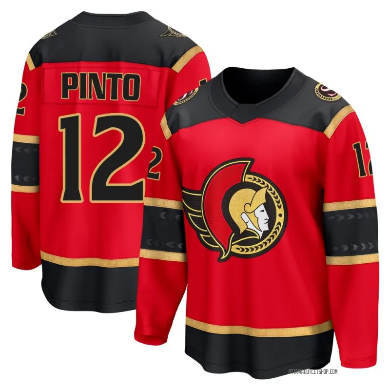 Red Men's Shane Pinto Breakaway Ottawa Senators Alternate Jersey