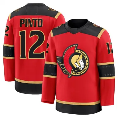 Red Men's Shane Pinto Premium Ottawa Senators Alternate Jersey