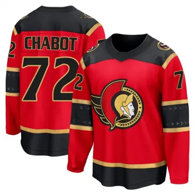 Red Men's Thomas Chabot Breakaway Ottawa Senators Alternate Jersey