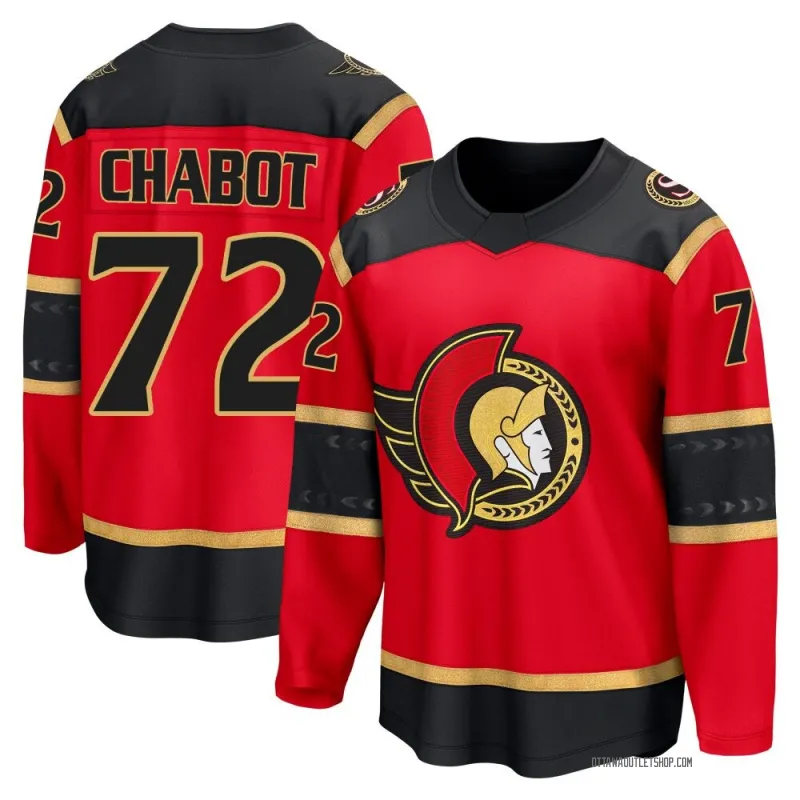 Red Men's Thomas Chabot Breakaway Ottawa Senators Alternate Jersey