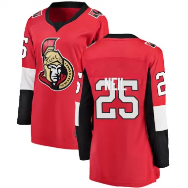 Red Women's Chris Neil Breakaway Ottawa Senators Home Jersey