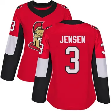 Red Women's Nick Jensen Authentic Ottawa Senators Home Jersey
