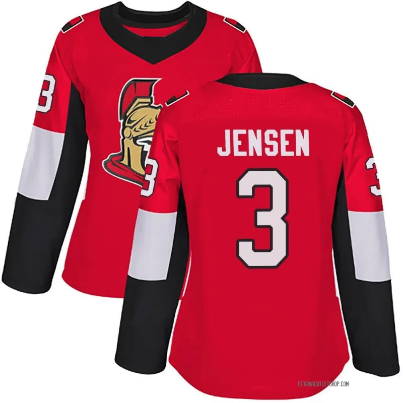 Red Women's Nick Jensen Authentic Ottawa Senators Home Jersey