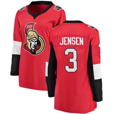 Red Women's Nick Jensen Breakaway Ottawa Senators Home Jersey