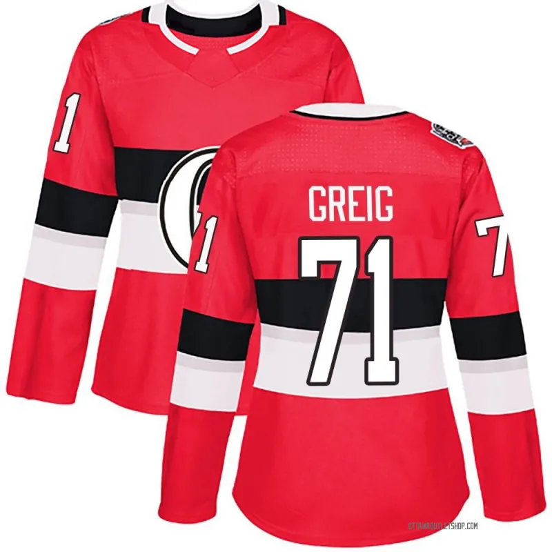 Red Women's Ridly Greig Authentic Ottawa Senators 2017 100 Classic Jersey