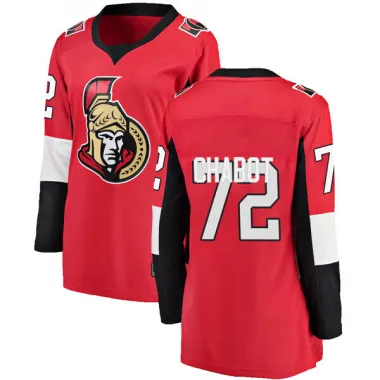 Red Women's Thomas Chabot Breakaway Ottawa Senators Home Jersey