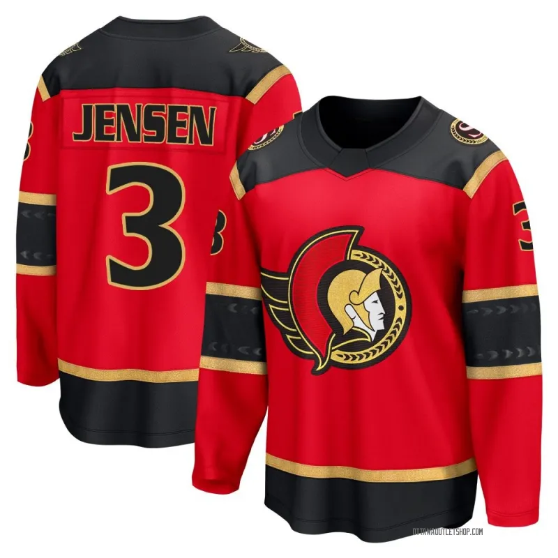 Red Youth Nick Jensen Breakaway Ottawa Senators Alternate Jersey