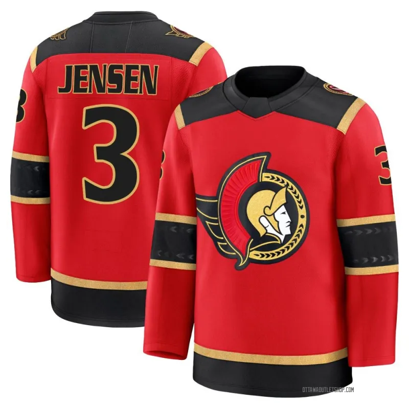 Red Youth Nick Jensen Premium Ottawa Senators Alternate Jersey