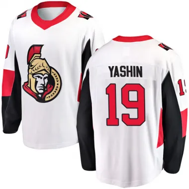 White Men's Alexei Yashin Breakaway Ottawa Senators Away Jersey