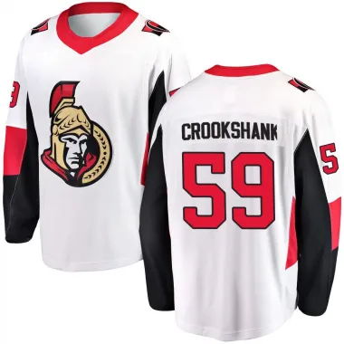 White Men's Angus Crookshank Breakaway Ottawa Senators Away Jersey